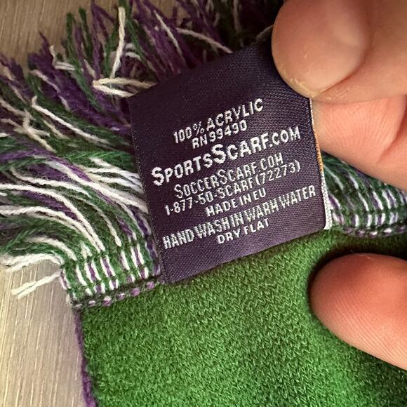 Sports Scarf Hobart William Smith Colleges Statesman Herons NCAA Fringe - Picture 6 of 8